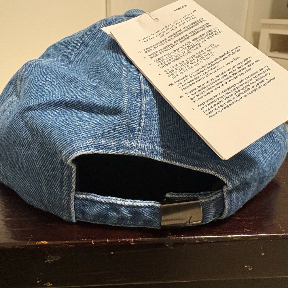 Jordan Denim Blue Cap with White Logo - Picture 5 of 8